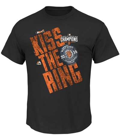 Majestic Mens Kiss The Ring Graphic T-Shirt