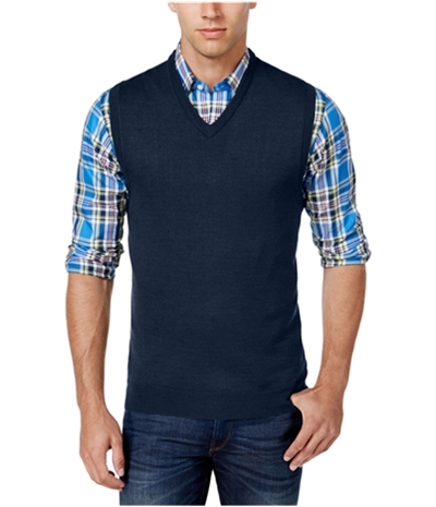 Club Room Mens Knit V Neck Sweater Vest, TW2