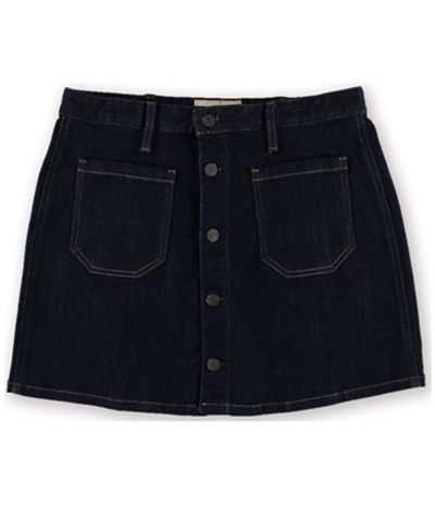 Ralph Lauren Womens Button-Front Mini Skirt