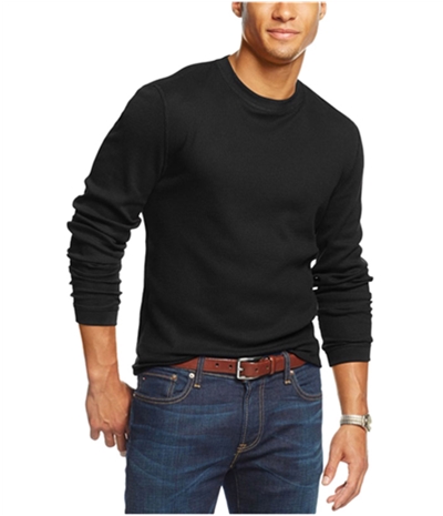 Club Room Mens Thermal Ls Pullover Sweater, TW1