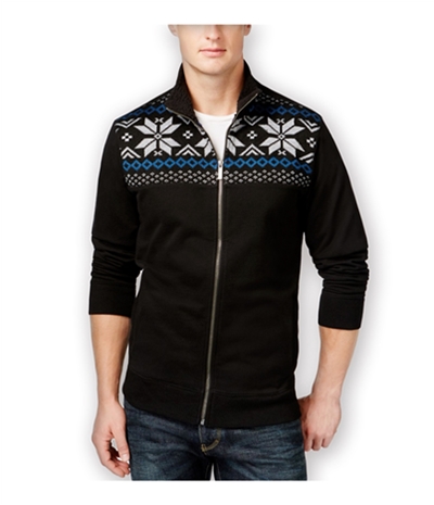 Club Room Mens Sherpa-Lined Fz Knit Sweater, TW1