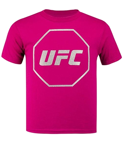 Ufc Girls Glitter Logo Graphic T-Shirt