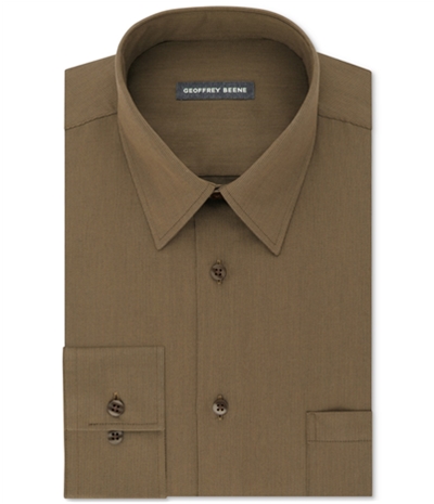Geoffrey Beene Mens Bedford Button Up Dress Shirt, TW1