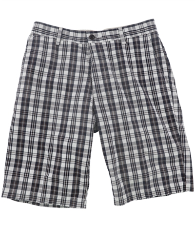 Dockers Mens Nightwatch Plaid Casual Bermuda Shorts