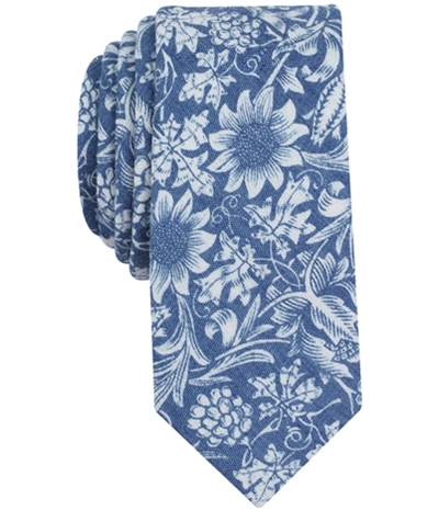 Bar Iii Mens Floral Self-Tied Necktie