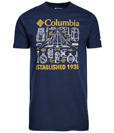 Columbia Mens Logo Graphic T-Shirt, TW1