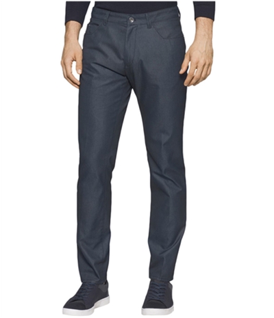 Calvin Klein Mens Textured Casual Trouser Pants, TW1