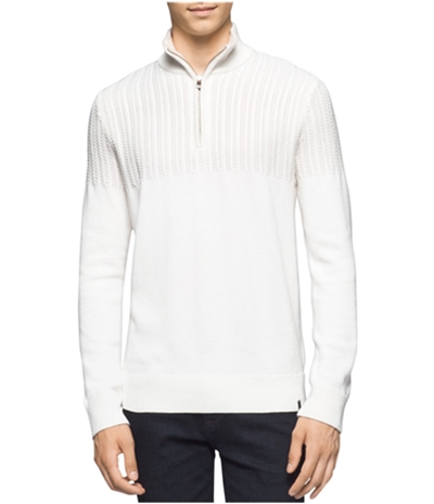 Calvin Klein Mens Multi-Textured Knit Sweater