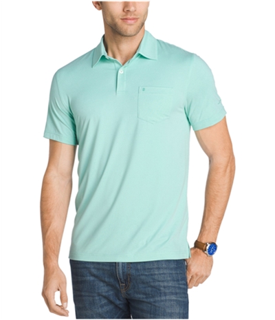 Izod Mens Stretch Rugby Polo Shirt