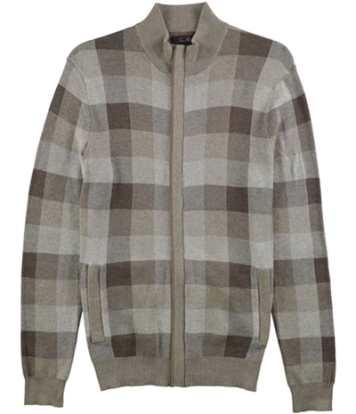 Tasso Elba Mens Zip-Up Knit Sweater