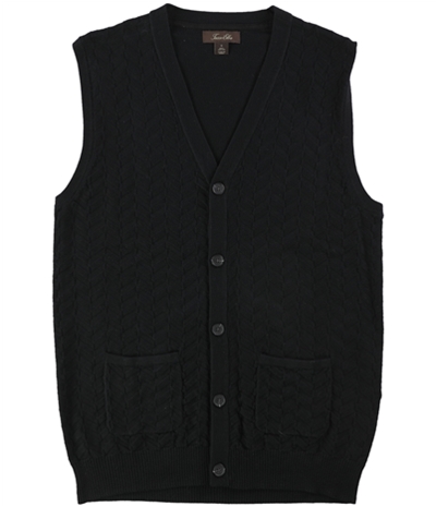Tasso Elba Mens Chevron Sweater Vest