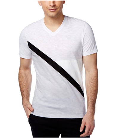 I-N-C Mens Odysseus Spliced Basic T-Shirt