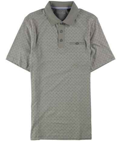 Tasso Elba Mens Birdseye Rugby Polo Shirt