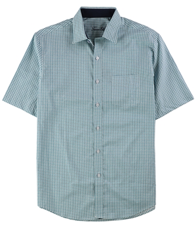 Tasso Elba Mens Printed Button Up Shirt