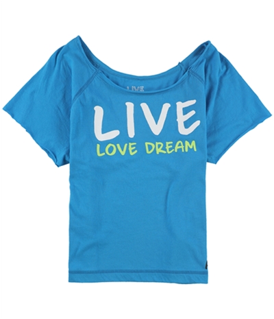 Aeropostale Womens Live Love Dream Pajama Sleep T-Shirt, TW3