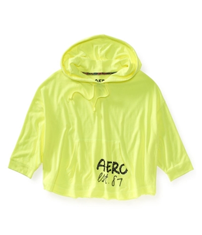 Aeropostale Womens Animal Hooded Hoodie Sweatshirt