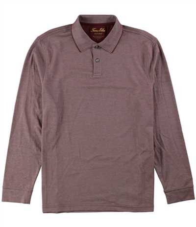 Tasso Elba Mens Ls Rugby Polo Shirt, TW3