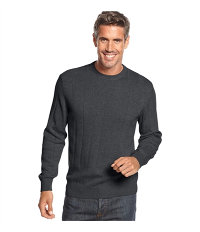 John Ashford Mens Solid Pullover Sweater, TW5