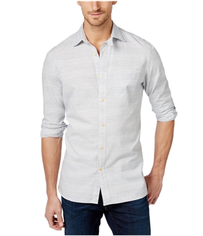 Tommy Hilfiger Mens Logan Space-Dye Button Up Shirt
