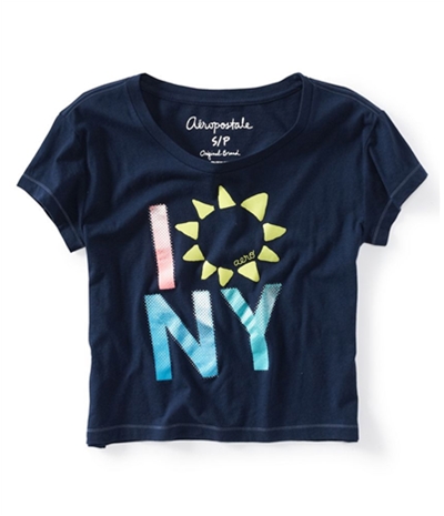 Aeropostale Womens Sunflower Graphic T-Shirt, TW1