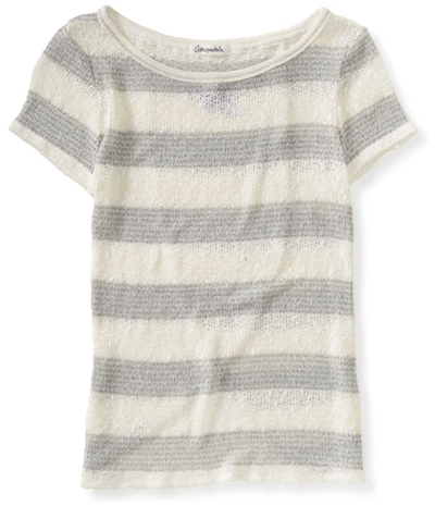Aeropostale Womens Sheer Swing Back Knit Blouse