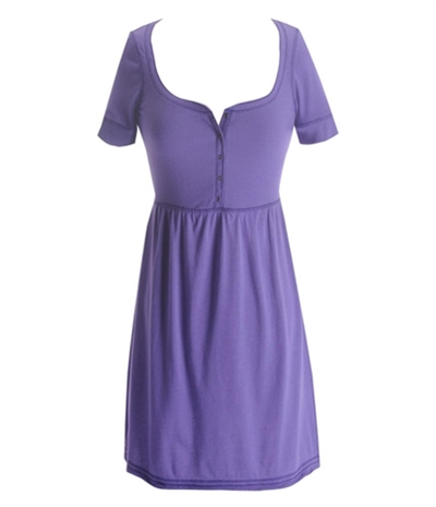 Aeropostale Womens Ribbed 3/4 Sleeve Sundress