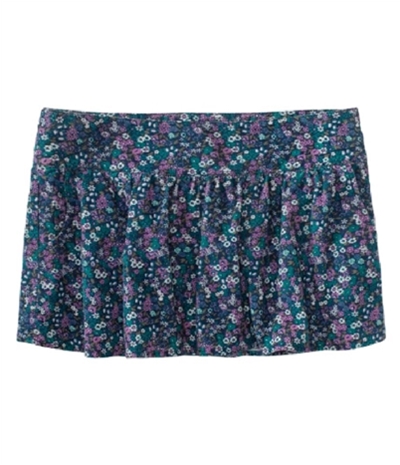 Aeropostale Womens Floral Corduroy Mini Skirt