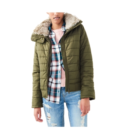 Aeropostale Womens Full Zip Puffer Jacket