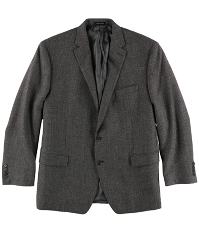 Ralph Lauren Mens Textured Two Button Blazer Jacket, TW1