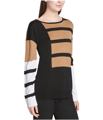 Calvin Klein Womens Colorblocked Knit Sweater, TW3