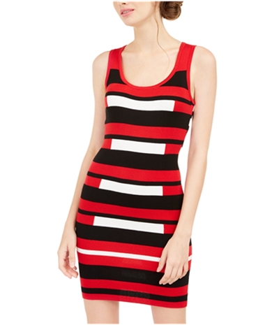 Planet Gold Womens Striped Bodycon Sweater Dress