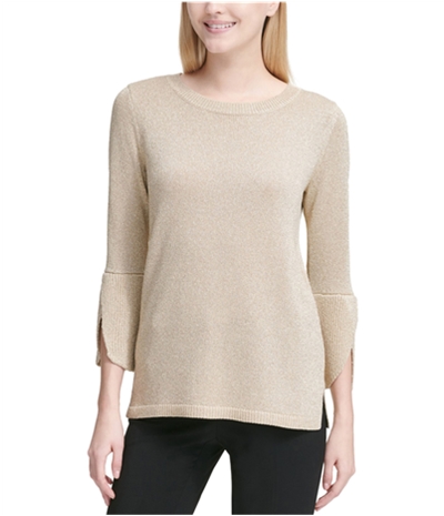 Calvin Klein Womens Metallic Pullover Sweater, TW1
