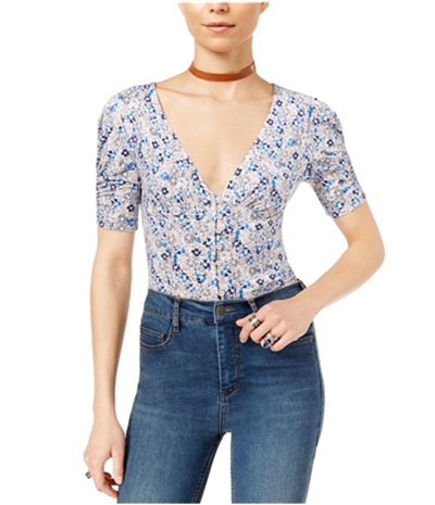 Free People Womens Hollywood Printed Pullover Blouse