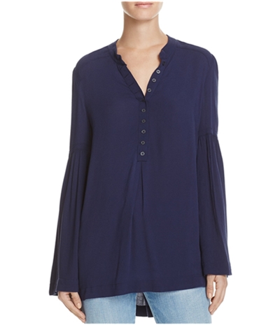 Free People Womens Easy Girl Bell Sleeve Knit Blouse