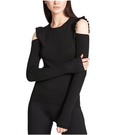 Dkny Womens Cold Shoulder Knit Sweater