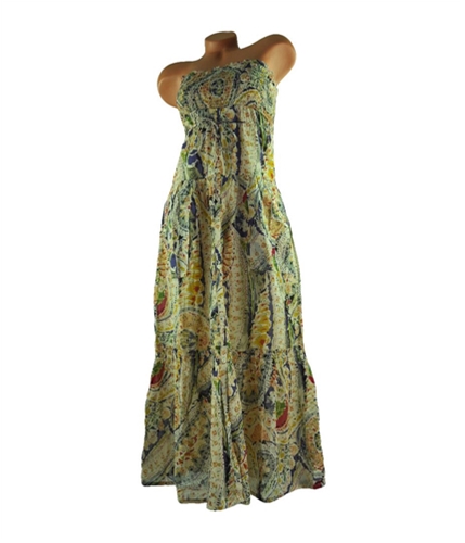 American Eagle Outfitters Womens Floral Full Length Sundress multicolor XS