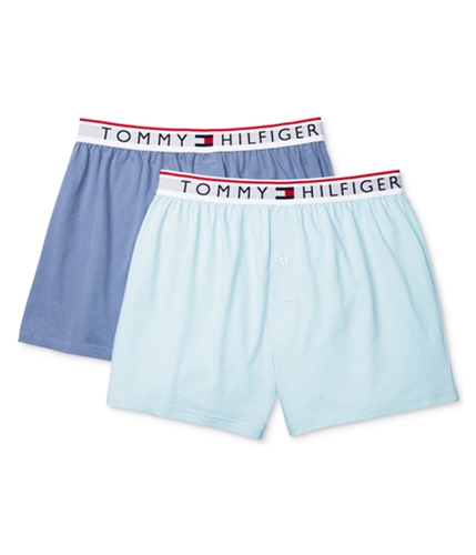 Tommy Hilfiger Mens 2 Pack Knit Underwear Boxers 444 L