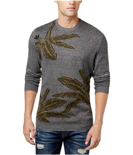American Rag Mens Palm Intarsia Knit Pullover Sweater ashhthr L