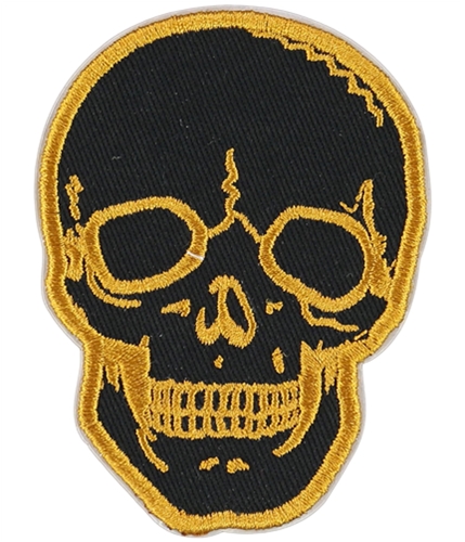 I-N-C Unisex Skull Decorative Sewing Patch black One Size