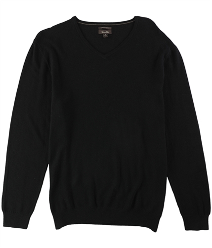 Tasso Elba Mens LS Pullover Sweater deepblack S