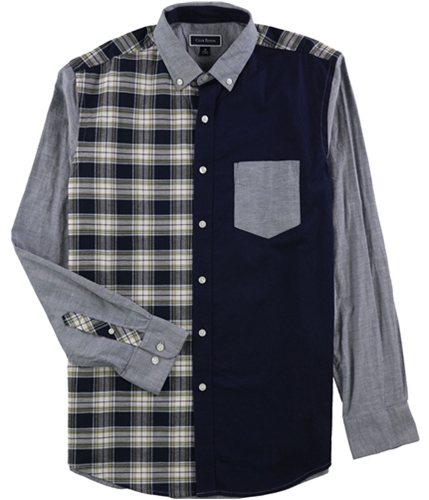 Club Room Mens Multi Checkered Button Up Shirt freshindigo S