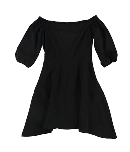 bar III Womens Fit & Flare A-line Dress black 0