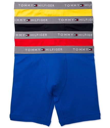 Tommy Hilfiger Mens 4 Pack Underwear Boxer Briefs blue L