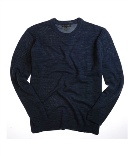 Via Europa Mens Crew-neck Ted Knit Sweater bluenotte XL