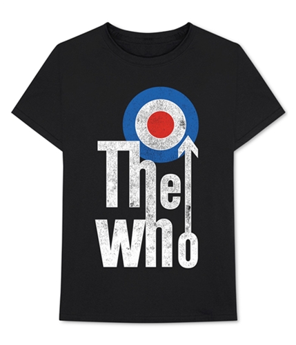 The Who Mens Logo Graphic T-Shirt black S