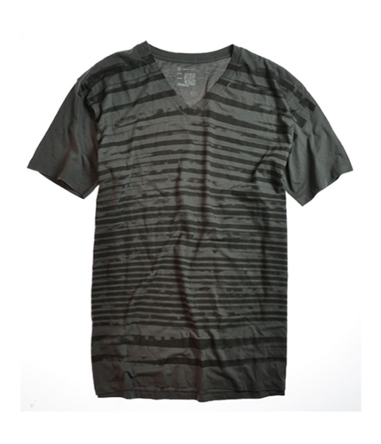 I-N-C Mens Brint Graphic T-Shirt charcoalwblk 2XL