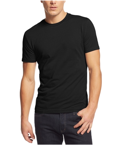 Alfani Mens Crewneck Basic T-Shirt deepblack XL