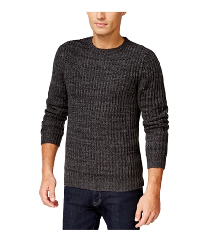 Club Room Mens Marled Textured Pullover Sweater deepblack XL