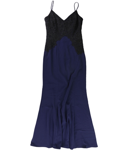 Ralph Lauren Womens Lace Overlay Jersey Dress indblk 4