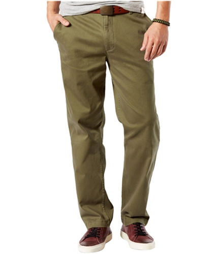 Dockers Mens Classic Fit Khakis Casual Trouser Pants olive 33x32